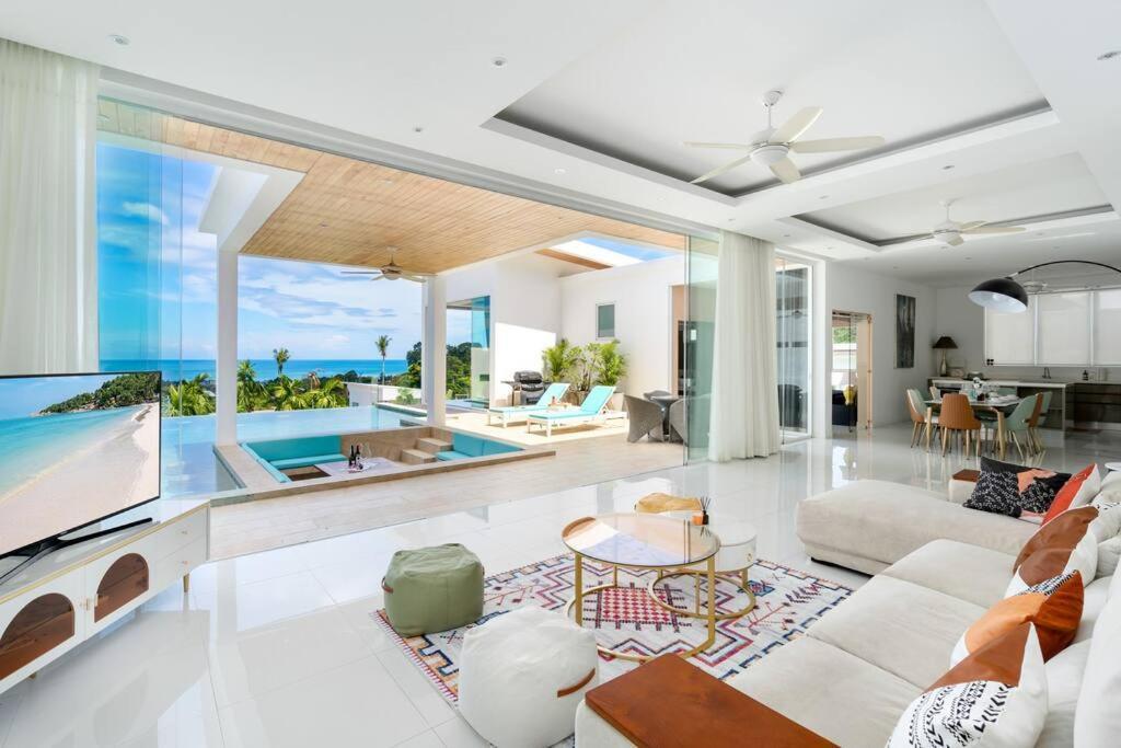 Silver 3br Sea View Pool&wine Private * Chaweng (Koh Samui)